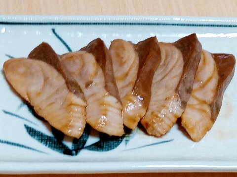 余ったお刺身をわさび醤油焼き